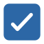 blue check icon